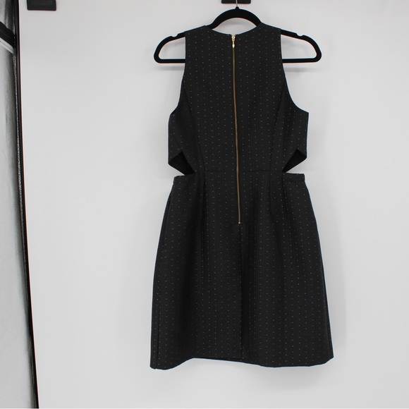 MADEWELL NWT Black Dress Gold Dots Pockets Sleeveless Tank Size 6 - Picture 13 of 16